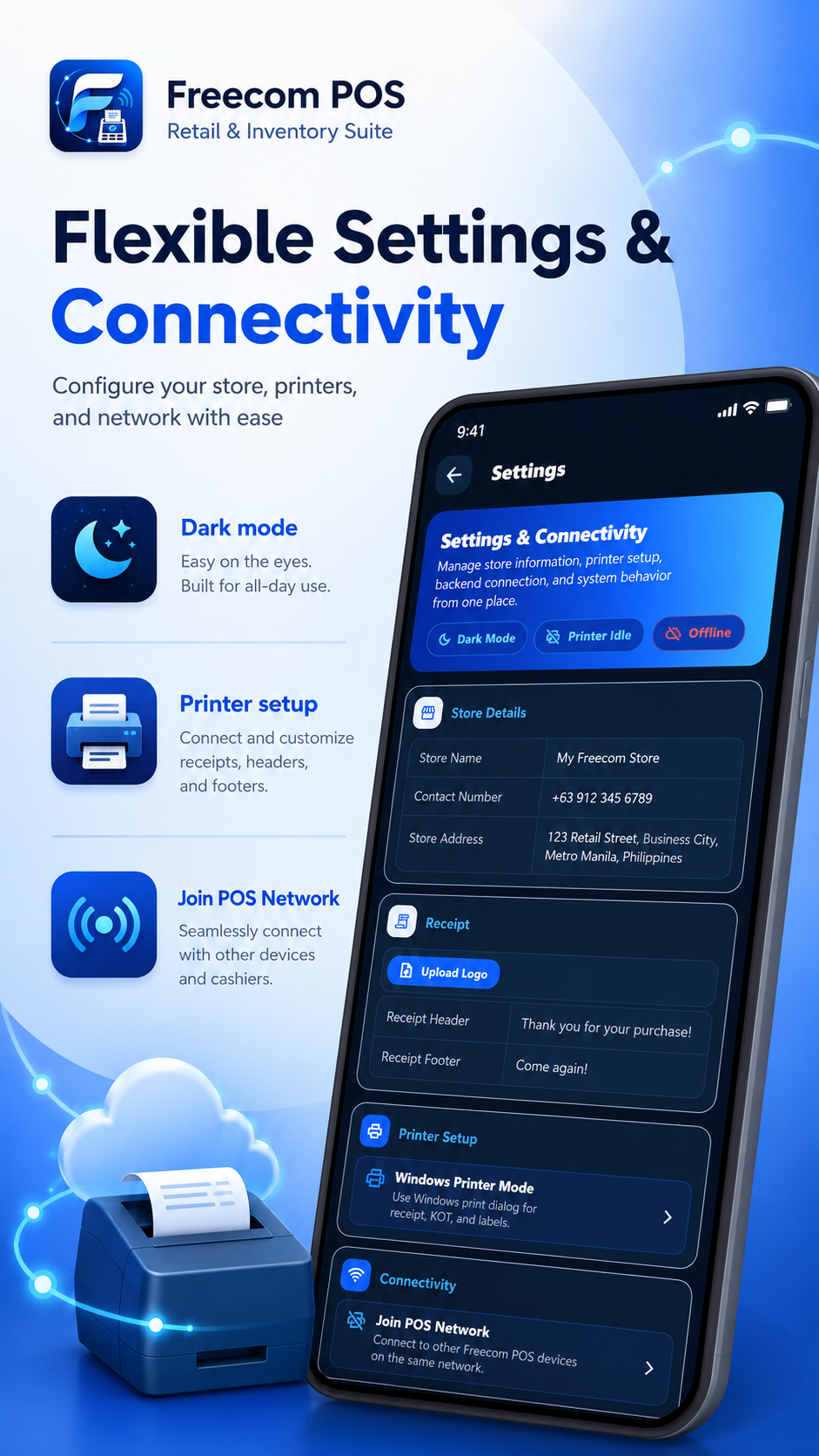 Settings and connectivity preview